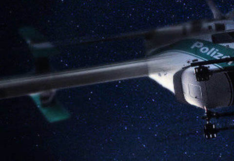 In der Nacht war 40 Minuten lang ein Hubschrauber über dem Altgefäll im Einsatz.