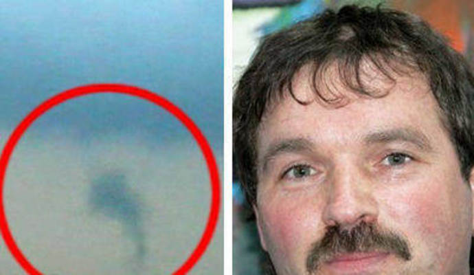 Hobby-Filmer Andreas Gann hat den Tornado über Arnbach aufgezeichnet.