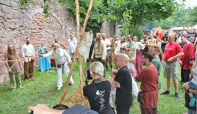 Das Spectaculum bietet Unterhaltugn für ale Altersklassen.