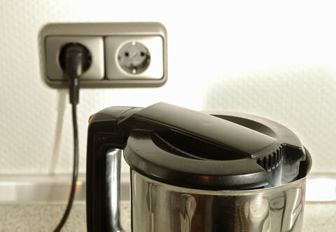 Ein technischer Defekt am Wasserkocher war Ursache des Küchenbrandes.