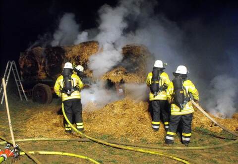 Die Feuerwehr Oberderdingen hatte den Brand glücklicherweise schnell im Griff.
