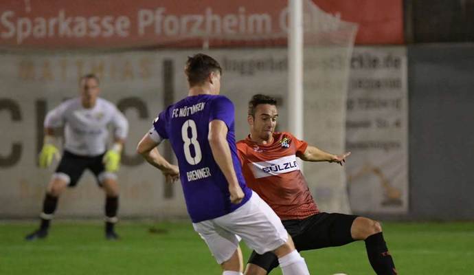 Im Hinspiel gegen die TSG Balingen war es Michael Schürg, der drei Tore lieferte. Am Freitag reichte ein Traumtor von Timo Brenner dem FC Nöttingen nicht aus.