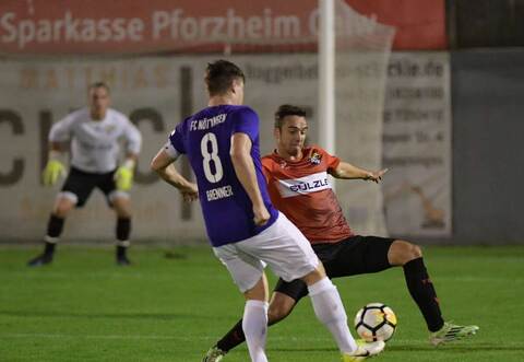 Im Hinspiel gegen die TSG Balingen war es Michael Schürg, der drei Tore lieferte. Am Freitag reichte ein Traumtor von Timo Brenner dem FC Nöttingen nicht aus.
