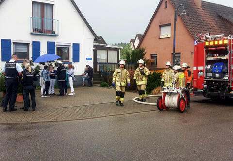 Feuerwehreinsatz in Remchingen: In einer dortigen Arztpraxis brannte ein Boiler.