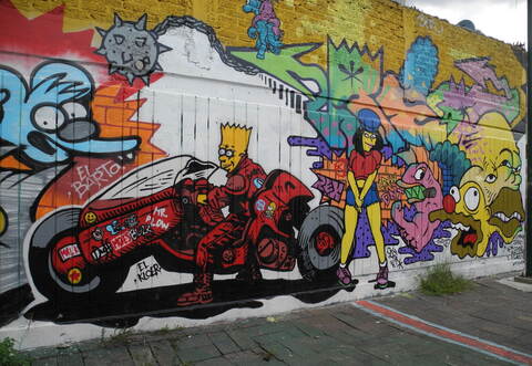 Kunst oder keine Kunst? Darüber wird bei Graffiti immer wieder gestritten - dieses stammt aus Mexiko.