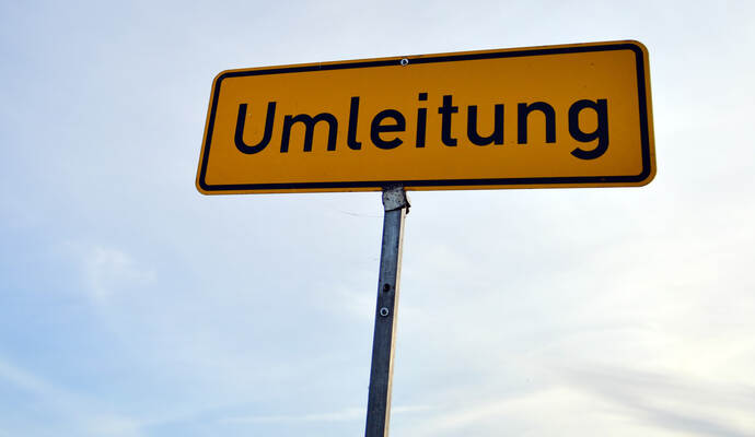 Während der Sanierungsarbeiten müssen die Autofahrer mit Umleitungen rechnen. Während der Sanierungsarbeiten müssen die Autofahrer mit Umleitungen rechnen.