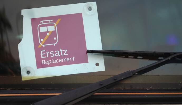 Bahn-Fahrer müssen am kommenden Wochenende auf Ersatzbusse ausweichen.