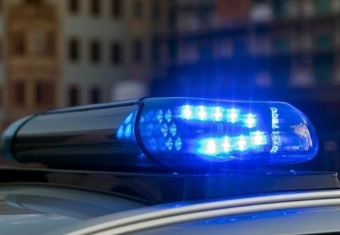 Blaulicht auf einem Einsatzwagen der Polizei. Foto: Monika Skolimowska