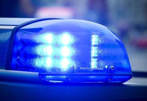 Das Blaulicht an einem Polizeiauto leuchtet. Foto: P. Pleul/Archiv