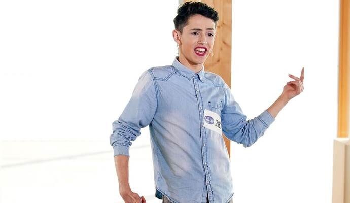 Der Pforzheimer Fabrizio Giordano bei seinem DSDS-Auftritt.