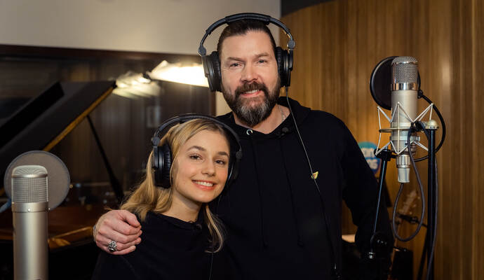 Den letzten Schliff hat Eliana Hebborn ihrem Song mit Rea Garvey verliehen. Den letzten Schliff hat Eliana Hebborn ihrem Song mit Rea Garvey verliehen.