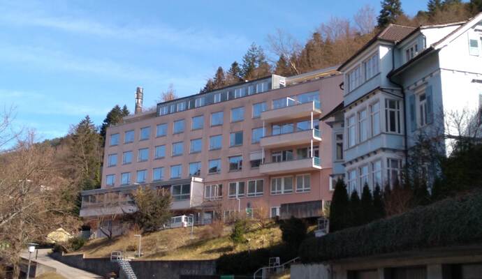 Die alte Sana-Klinik. Die alte Sana-Klinik.