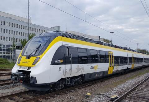 Der Fahrzeugtyp Talent 2 von Bombardier kam zum Abelio-Betriebsstart in der Region kaum zum Einsatz kommen. Der Hersteller hat Kapazitätsprobleme und erst im August ist mit einer relevanten Nachlieferung zu rechnen. Foto: Marx