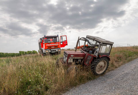 Feuerwehr und Rettungsdienst waren vor Ort.