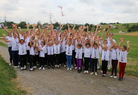 Gute Laune bei den Aktiven: Für den Pegasus gingen am Wochenende insgesamt sieben Mannschaften an den Start.