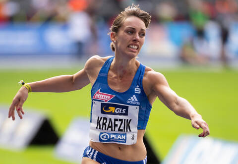 Carolina Krafzik pulverisierte ihre bisherige Bestzeit.