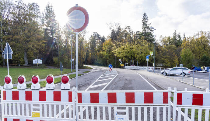 Diese Baustelle müssen sich die Dennacher noch eine Woche länger anschauen.
