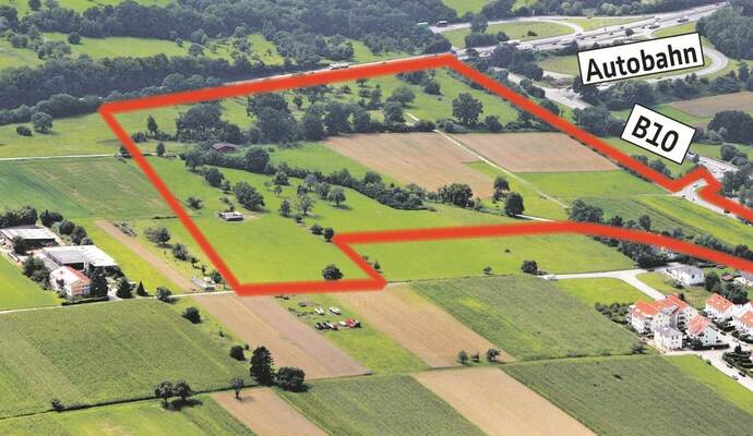 Die markierte Fläche an der A 8 ist das Gebiet Reisersweg 1, das Niefern-Öschelbronn schon ganz konkret anpackt. Weitere Flächen sind eher als Reserve gedacht. Die markierte Fläche an der A 8 ist das Gebiet Reisersweg 1, das Niefern-Öschelbronn schon ganz konkret anpackt. Weitere Flächen sind eher als Reserve gedacht.