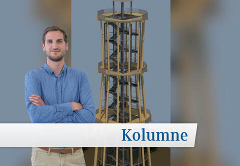 Unter anderem bei heiklen Themen wie dem Neubau des Aussichtsturms bei Oberlengenhardt gibt es Sperrvermerke - das ärgert Zeitungsmacher wie PZ-Redakteur Dennis Krivec.