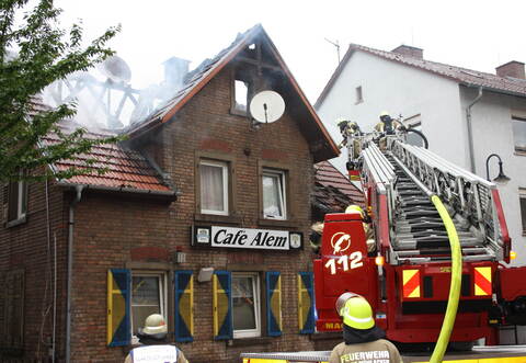 Der Schaden am Gebäude ist immens: Er beläuft sich auf rund 150.000 Euro.