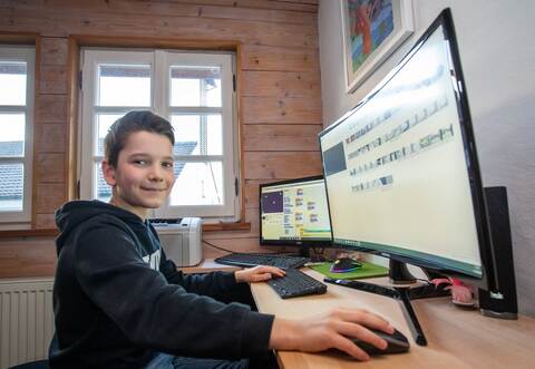 Im zurückliegenden Jahr beim Familienbesuch der PZ in Dietlingen freute sich Jakob Haas noch riesig auf die Wirtschaftsexpedition. Nun kam bedingt durch Corona-Folgen und Schulnotwendigkeiten die Absage für die Bildungsreise.