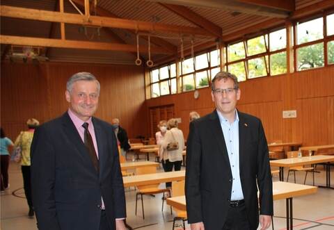 Hans-Ulrich Rülke und Erik Schweickert warnen davor, dass Pforzheim der Verlust des Insolvenzgerichts droht.