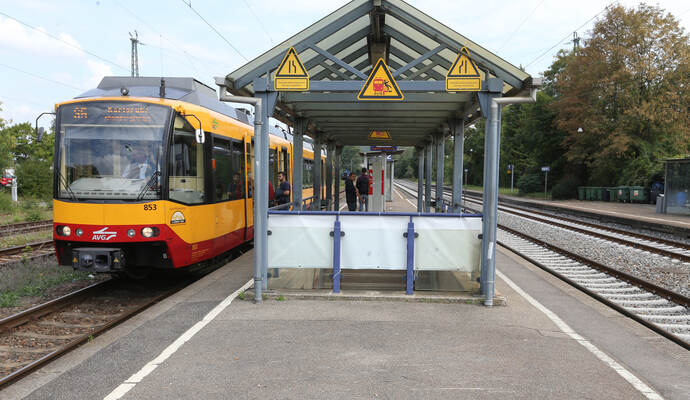 Der Bahnhof Wilferdingen-Singen. Foto: PZ-Archiv/Ketterl