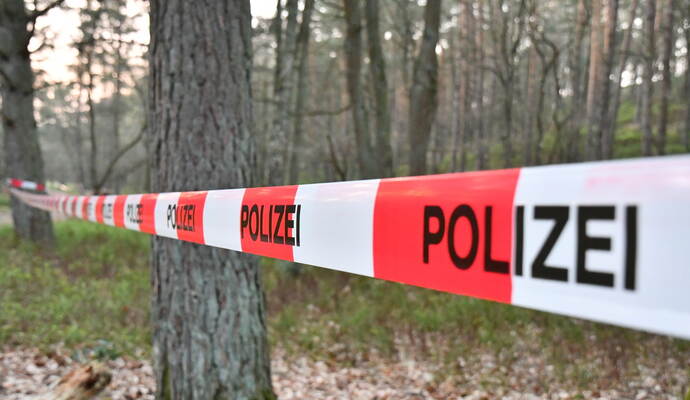 In einem Waldstück bei Höfen wurde am Dienstag eine Leiche gefunden. In einem Waldstück bei Höfen wurde am Dienstag eine Leiche gefunden.