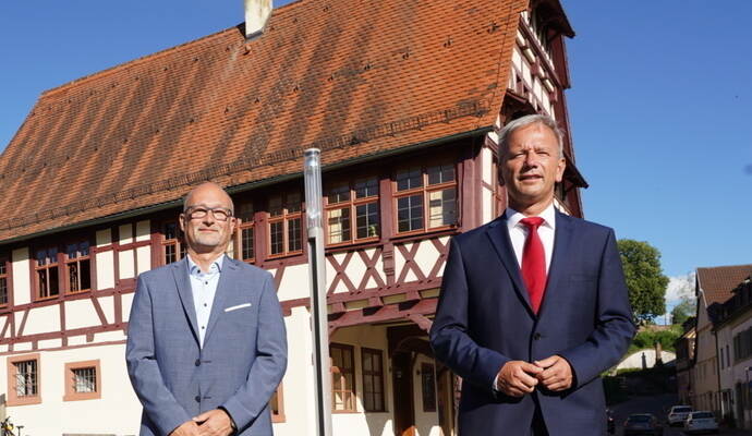 Heiko Genthner (rechts) und Rolf Engelmann treten am 19. Juli noch einmal gegeneinander an.