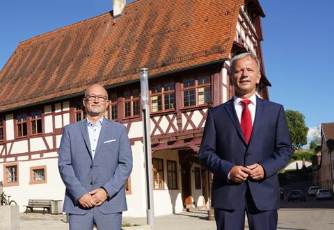 Heiko Genthner (rechts) und Rolf Engelmann treten am 19. Juli noch einmal gegeneinander an.