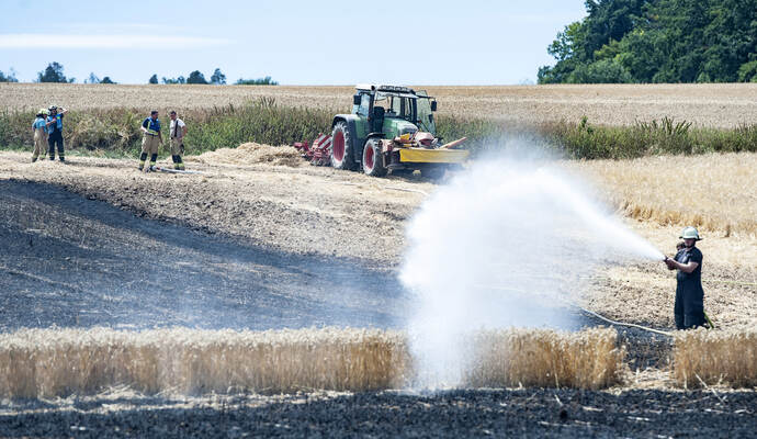 Besonders die Wasserversorgung sei bei diesem Einsatz eine immense Herausforderung gewesen.