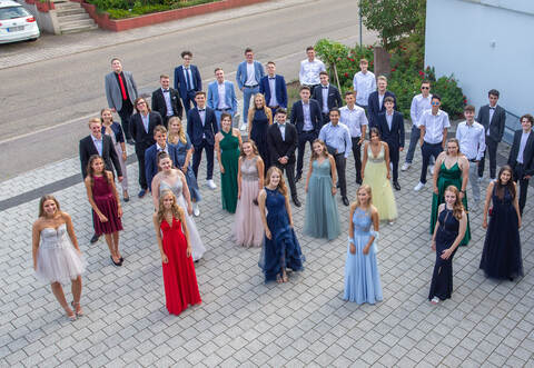 Die Abiturienten des Schiller Gymnasiums.