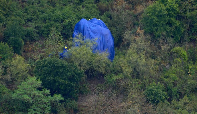 Bei dem Unfall kam der Ballonführer ums Leben, mindestens zwei der Passagiere wurden schwer verletzt.