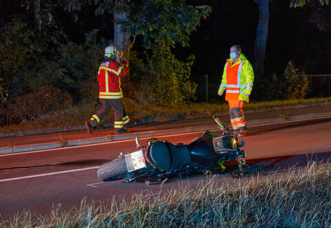 Unfall Fahrrad und Motorradfahrer 06