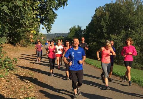 Die „Lauf geht’s“-Teilnehmer fühlen sich nach ihren Testläufen in Nöttingen gerüstet für ihren ersten Wettkampf.