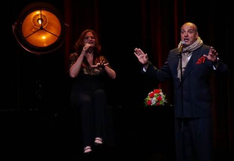 Pe Werner und Jay Alexander singen von den „Capri-Fischern“.