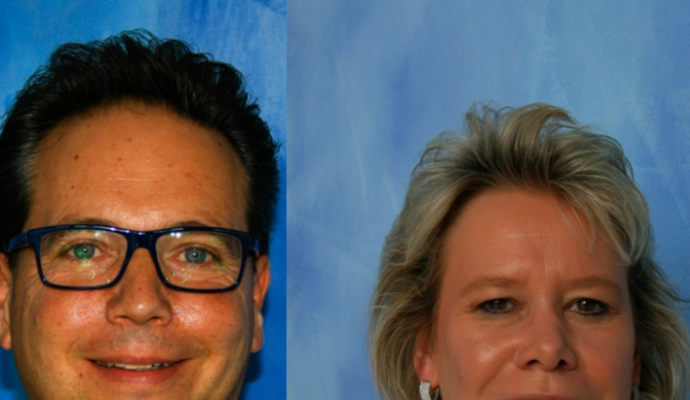 Die Bankvorstände Jan Dressle und Evelyn Wild.