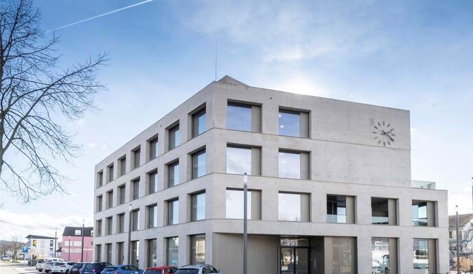 Die Polizei zieht in das neue Rathaus in Remchingen.