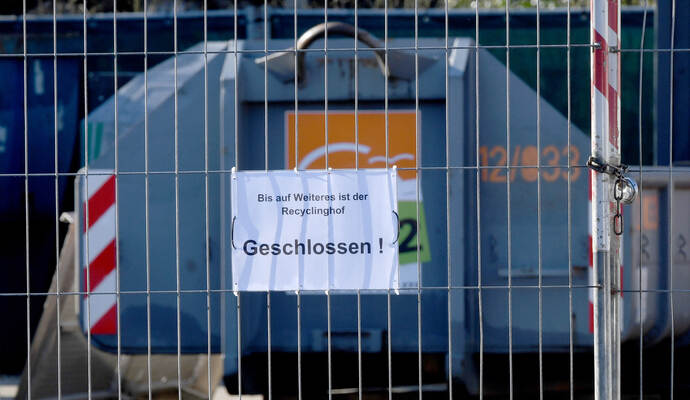 Wenn der Andrang auf den Recyclinghöfen zu groß wird, droht künftig die vorzeitige Schließung. Wenn der Andrang auf den Recyclinghöfen zu groß wird, droht künftig die vorzeitige Schließung.
