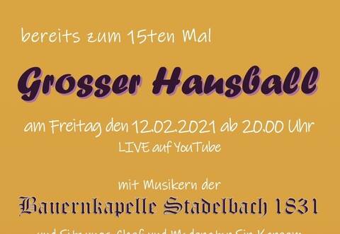 Die Fasnetsparty des Musikvereins Mühlhausen findet in diesem Jahr online statt.