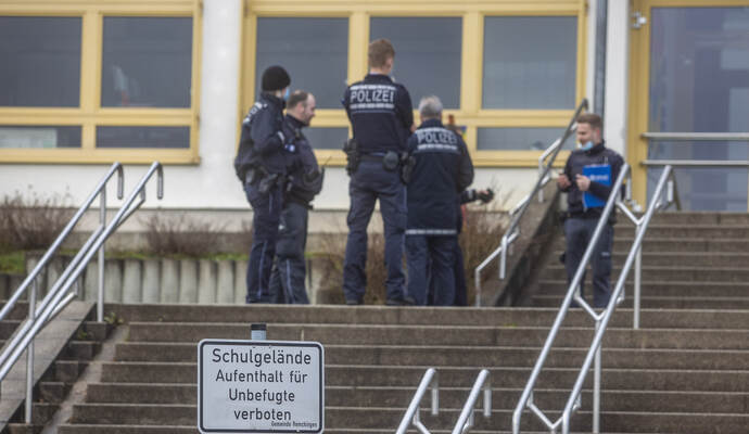 Amokalarm Bergschule Singen