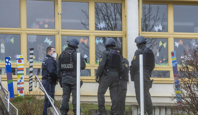 Amokalarm Bergschule Singen