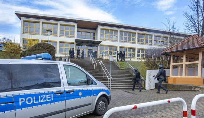 Amokalarm Bergschule Singen
