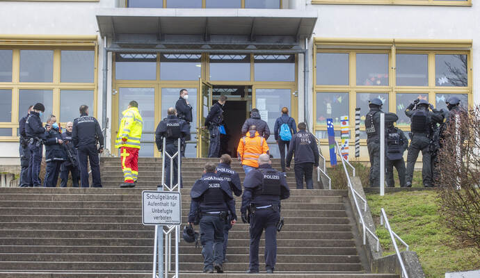 Amokalarm Bergschule Singen