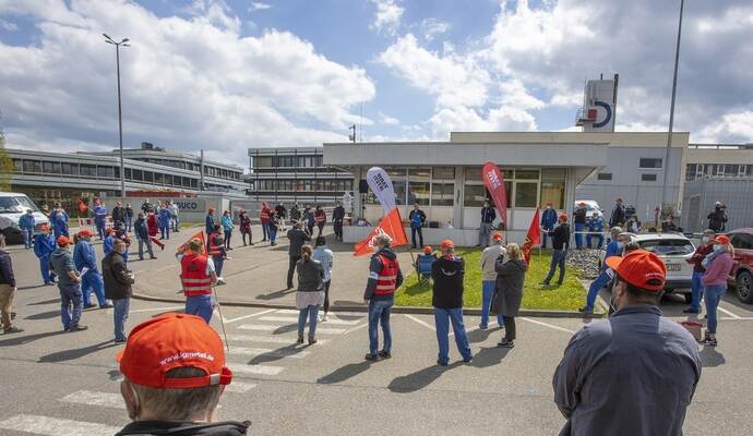 Ein Protest fand bereits bei Doduco im Altgefäll statt.