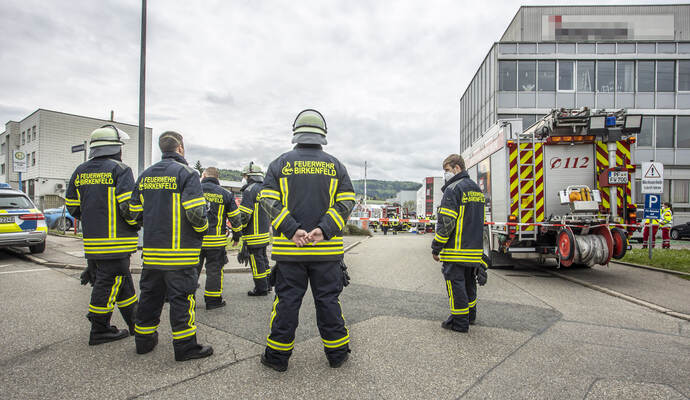 Gefahrstoffunfall Industriestraße