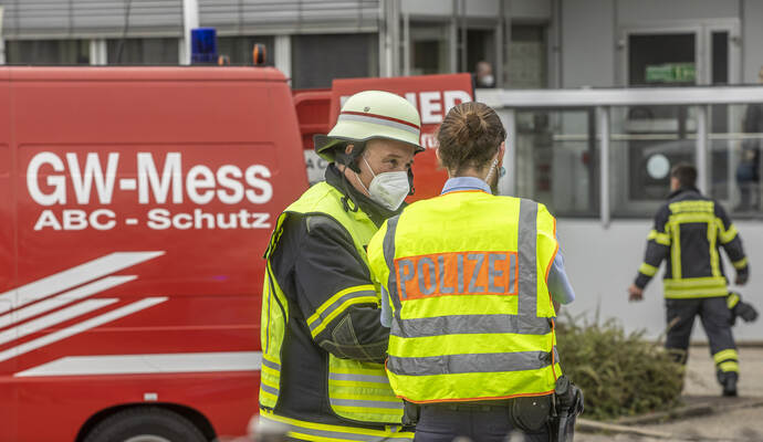 Gefahrstoffunfall Industriestraße