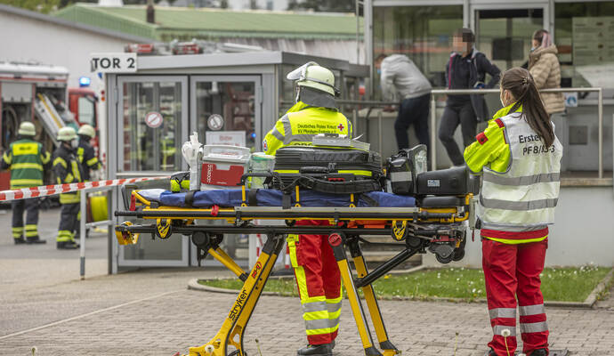 Gefahrstoffunfall Industriestraße