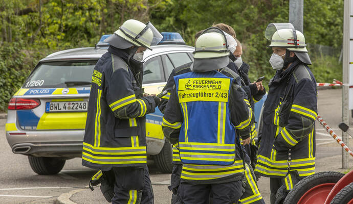 Gefahrstoffunfall Industriestraße