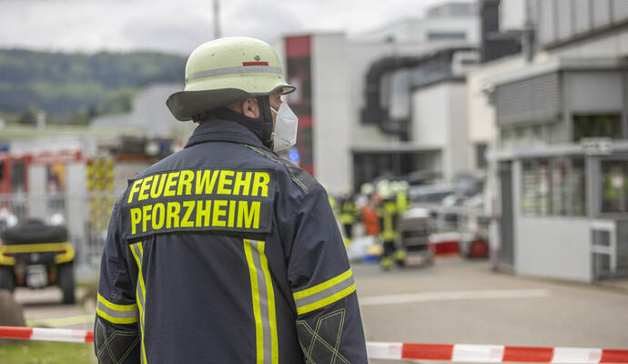 Gefahrstoffunfall Industriestraße